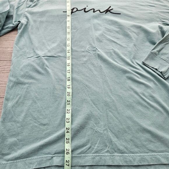 PINK TSHIRT long sleeve Everyday Campus seafoam green medium - Picture 9 of 11